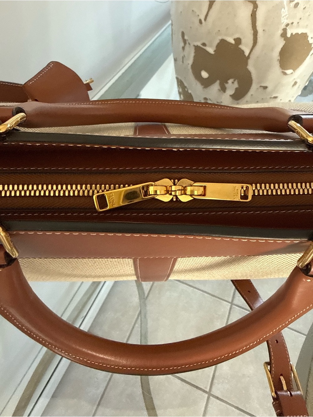 Celine Cabas de France Medium Tote Bag. - Picture 11 of 11